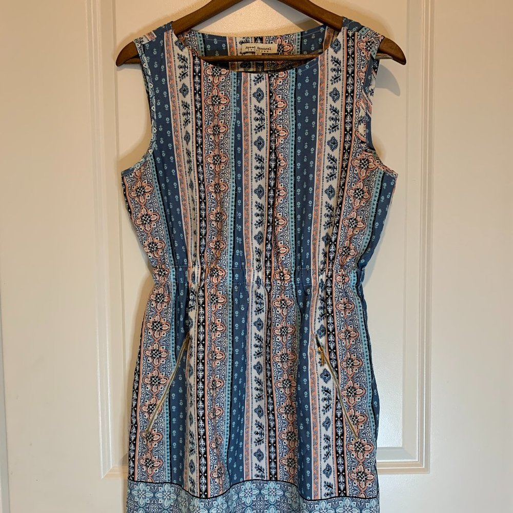 Speed Control New York Zipper Pocket Dress